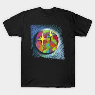 star sky moon T-Shirt